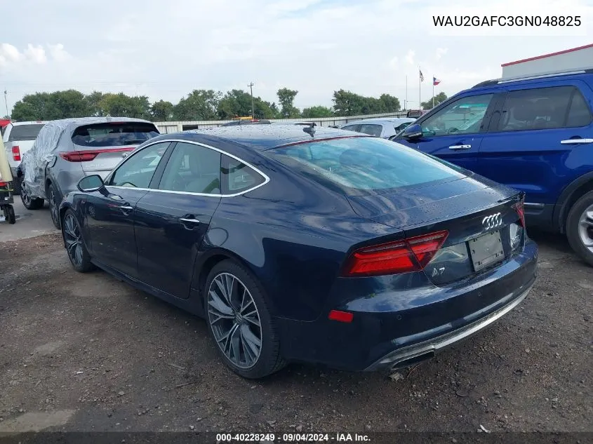 WAU2GAFC3GN048825 2016 Audi A7 Prestige