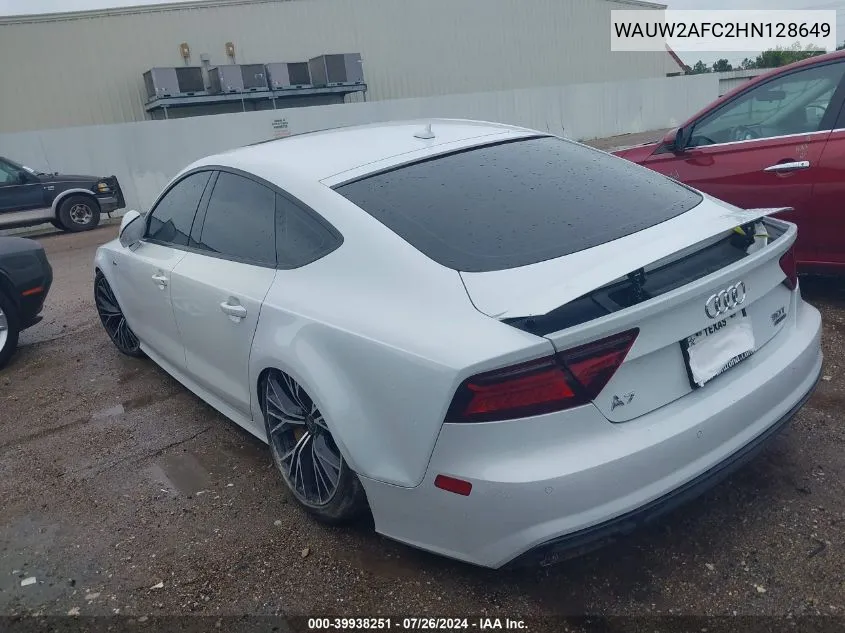 WAUW2AFC2HN128649 2017 Audi A7 3.0T Premium Plus