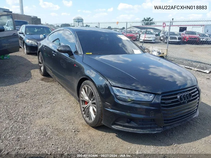 2017 Audi A7 3.0T Premium Plus VIN: WAU22AFCXHN018883 Lot: 40193486