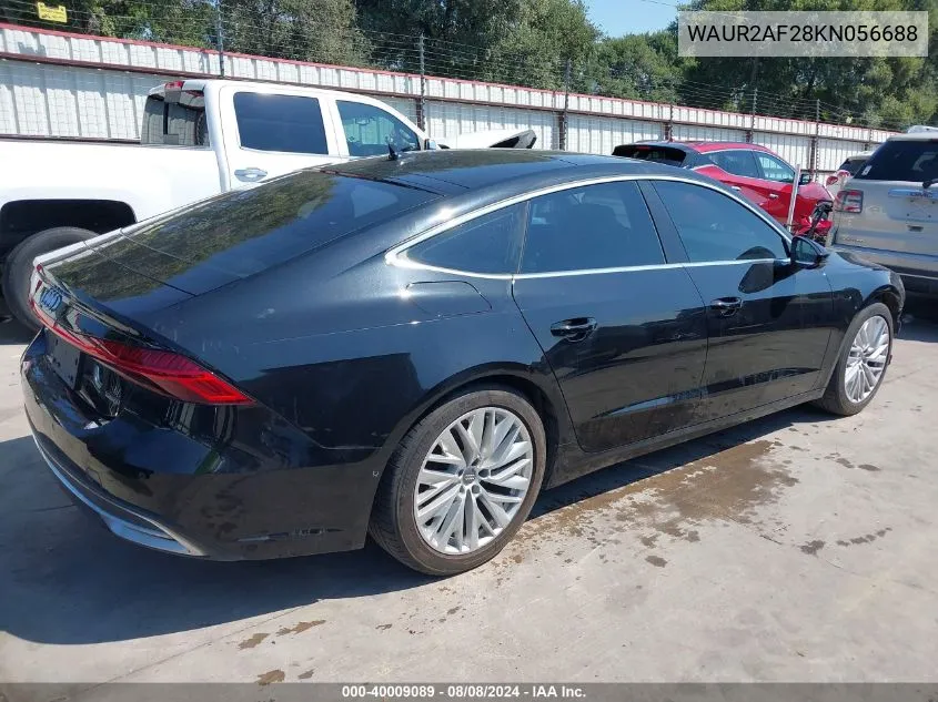 2019 Audi A7 55 Premium VIN: WAUR2AF28KN056688 Lot: 40009089