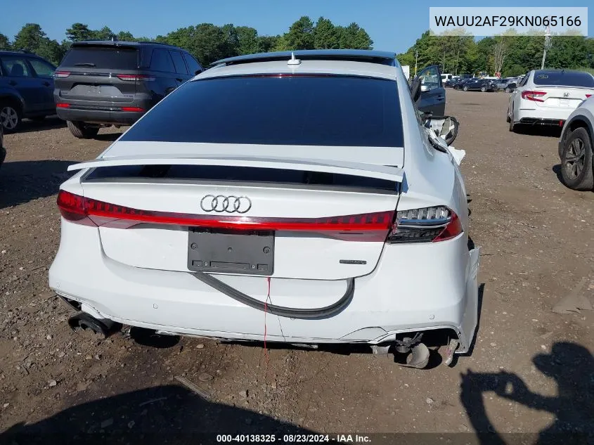 2019 Audi A7 55 Premium VIN: WAUU2AF29KN065166 Lot: 40138325