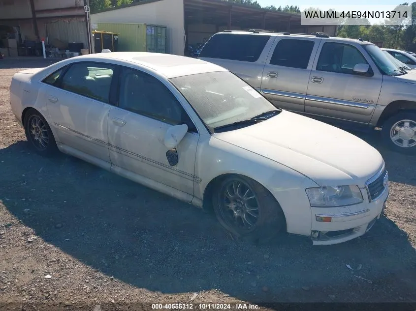 WAUML44E94N013714 2004 Audi A8 L 4.2