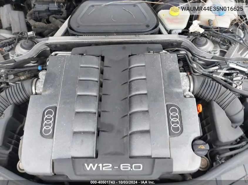 WAUMR44E35N016625 2005 Audi A8 W12