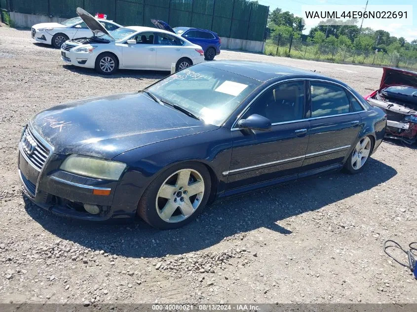 WAUML44E96N022691 2006 Audi A8 L 4.2