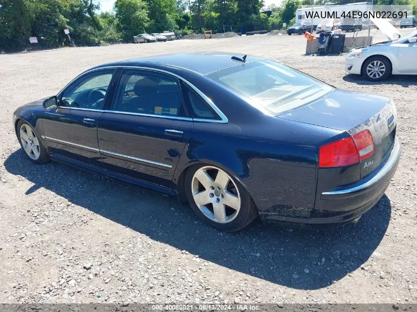 WAUML44E96N022691 2006 Audi A8 L 4.2