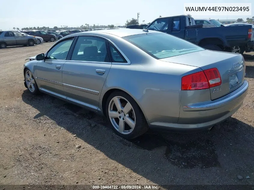 2007 Audi A8 L 4.2 VIN: WAUMV44E97N023495 Lot: 39404722