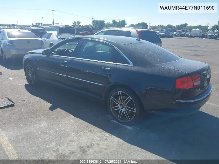 WAUMR44E77N011690 2007 Audi A8 W12