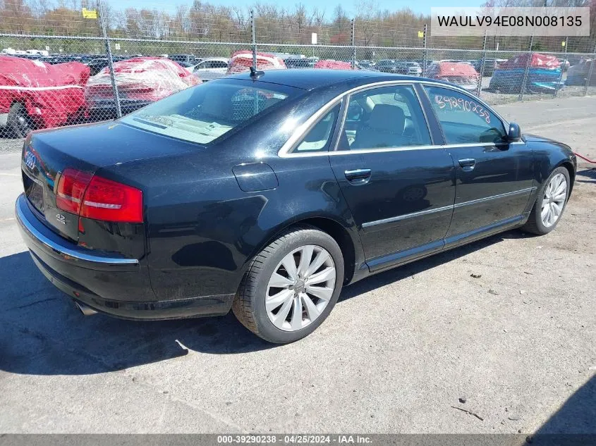 WAULV94E08N008135 2008 Audi A8 4.2