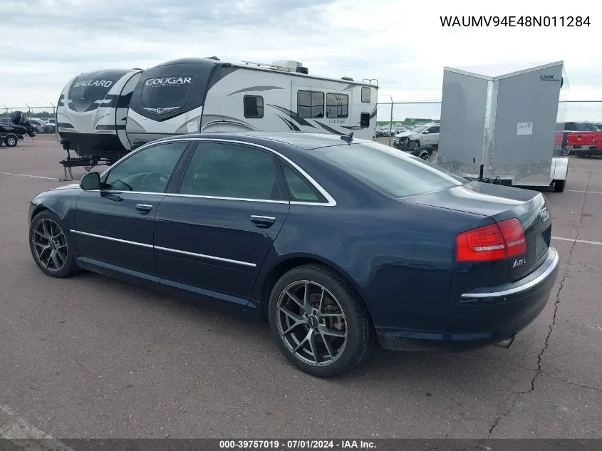 2008 Audi A8 L 4.2 VIN: WAUMV94E48N011284 Lot: 39757019