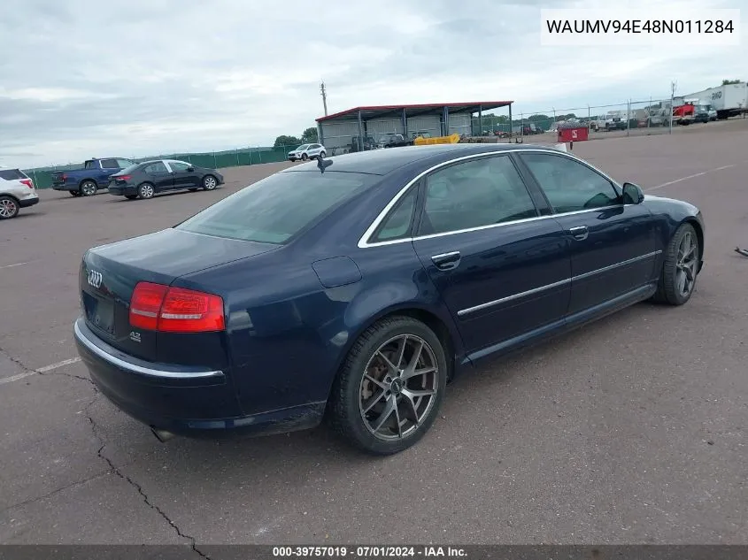 WAUMV94E48N011284 2008 Audi A8 L 4.2