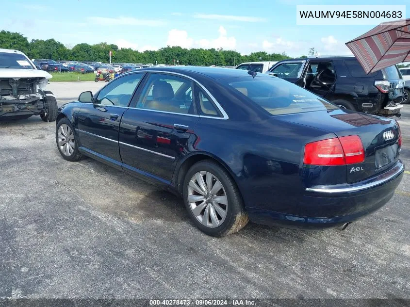 WAUMV94E58N004683 2008 Audi A8 L 4.2