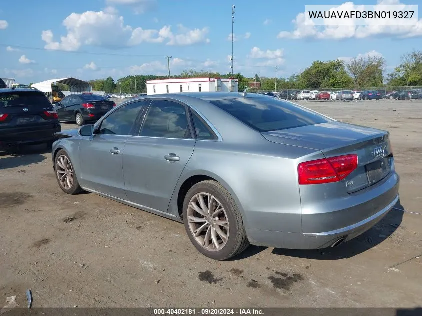 WAUAVAFD3BN019327 2011 Audi A8 4.2