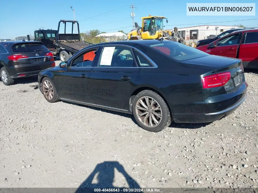 WAURVAFD1BN006207 2011 Audi A8 L 4.2