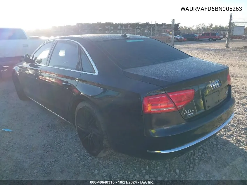 WAURVAFD6BN005263 2011 Audi A8 L 4.2