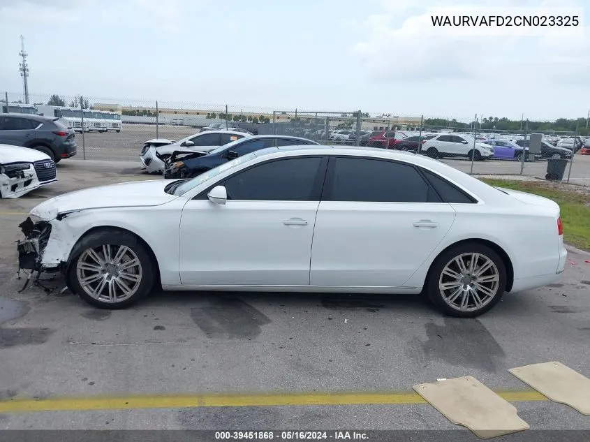 WAURVAFD2CN023325 2012 Audi A8 L 4.2