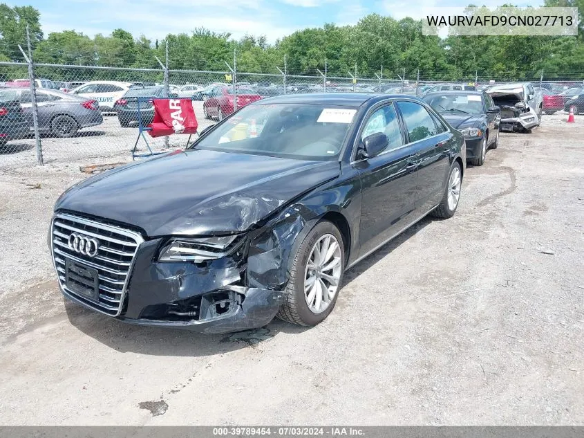 2012 Audi A8 L 4.2 VIN: WAURVAFD9CN027713 Lot: 39789454