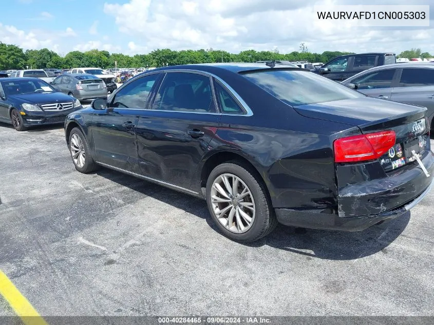 WAURVAFD1CN005303 2012 Audi A8 L 4.2