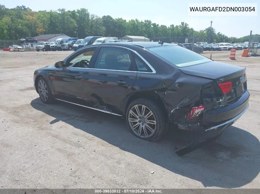 WAURGAFD2DN003054 2013 Audi A8 L 3.0T