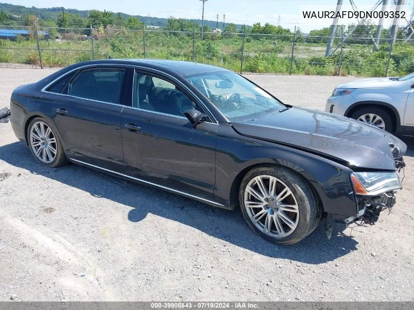 WAUR2AFD9DN009352 2013 Audi A8 L 4.0T