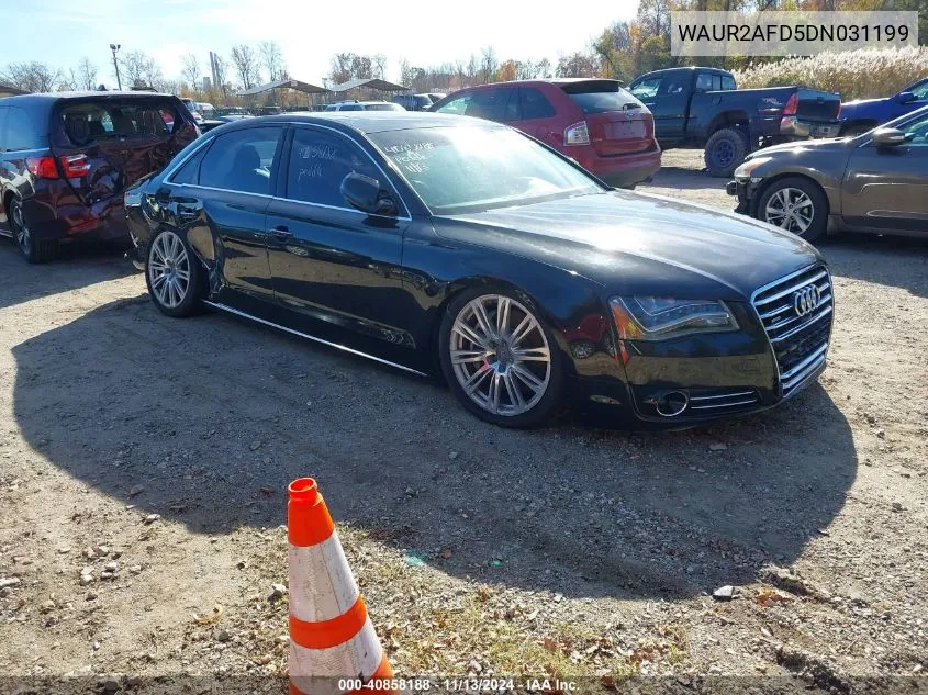 2013 Audi A8 L 4.0T VIN: WAUR2AFD5DN031199 Lot: 40858188