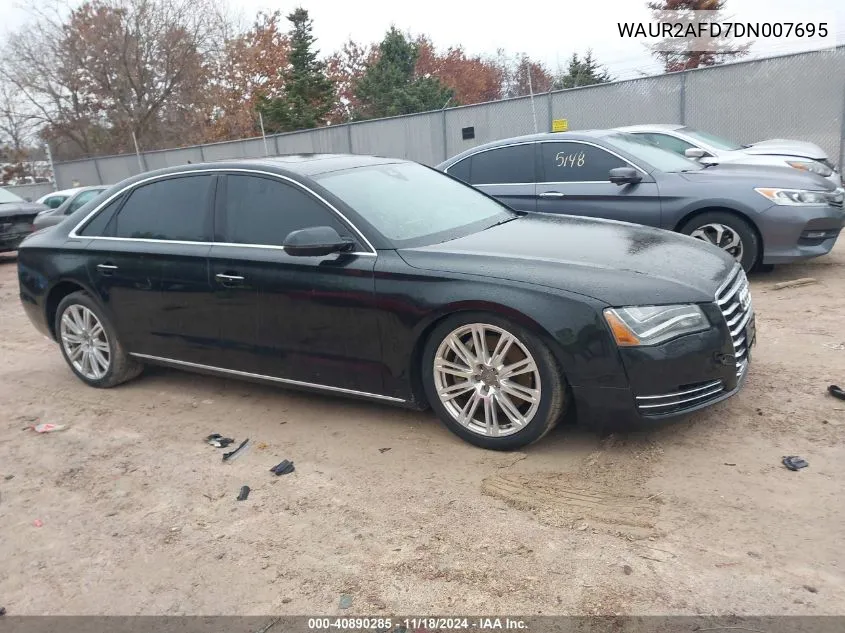 2013 Audi A8 L 4.0T VIN: WAUR2AFD7DN007695 Lot: 40890285