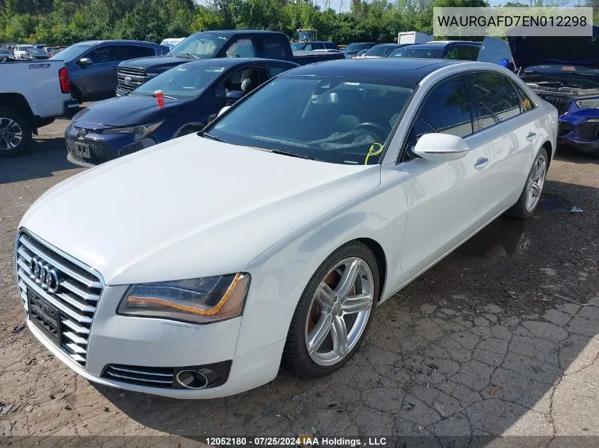 WAURGAFD7EN012298 2014 Audi A8 L Quattro