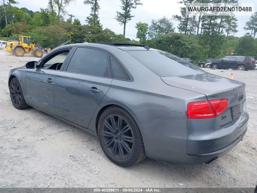 WAURGAFD2EN010488 2014 Audi A8 L 3.0T