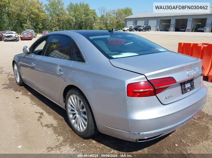 WAU3GAFD8FN030462 2015 Audi A8 L 3.0T