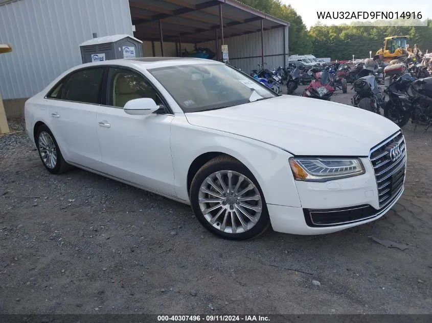 WAU32AFD9FN014916 2015 Audi A8 L 4.0T