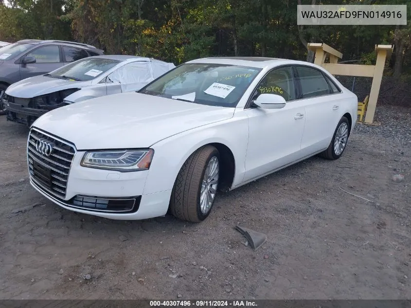 WAU32AFD9FN014916 2015 Audi A8 L 4.0T