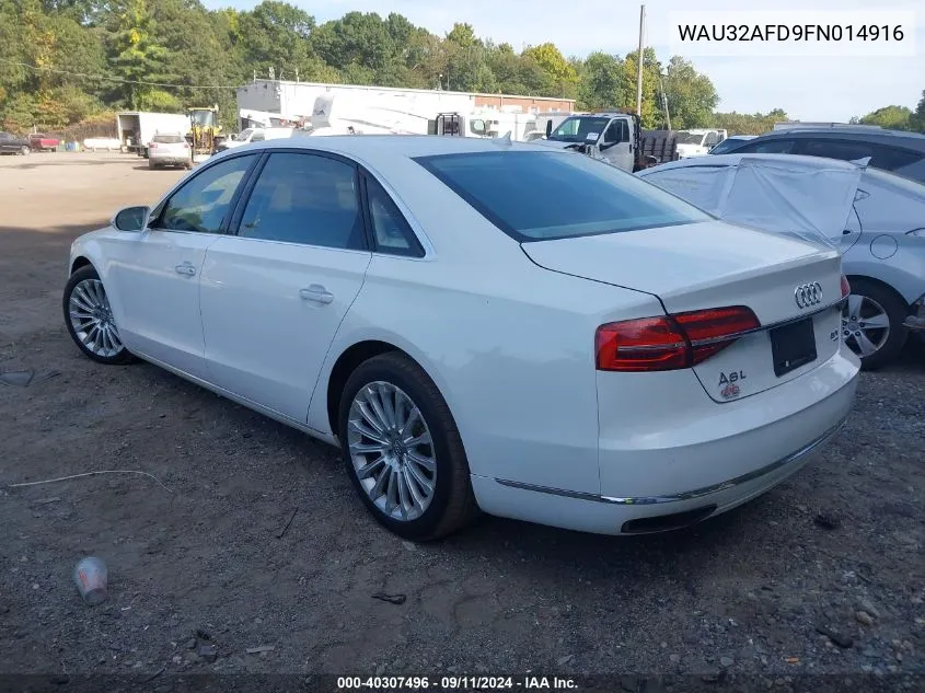 WAU32AFD9FN014916 2015 Audi A8 L 4.0T