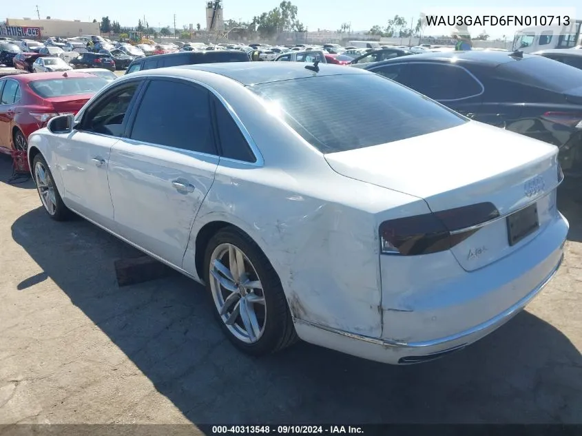 WAU3GAFD6FN010713 2015 Audi A8 L 3.0T