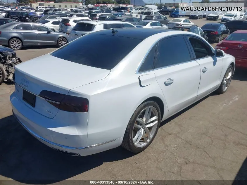 WAU3GAFD6FN010713 2015 Audi A8 L 3.0T