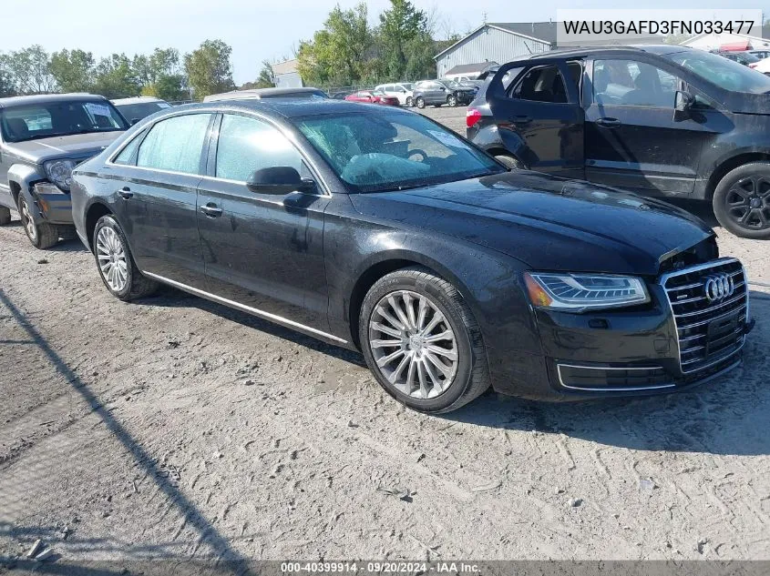 WAU3GAFD3FN033477 2015 Audi A8 L 3.0T