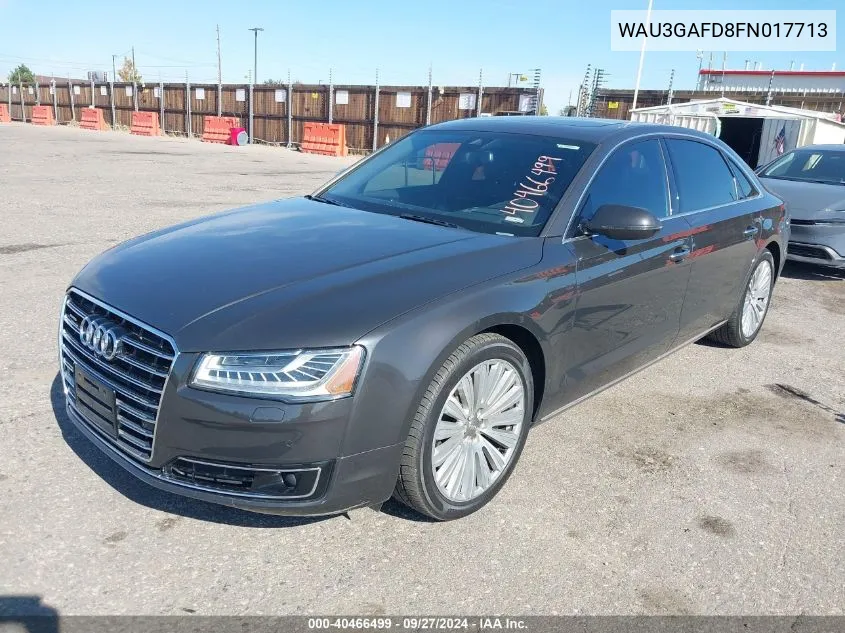 WAU3GAFD8FN017713 2015 Audi A8 L 3.0T