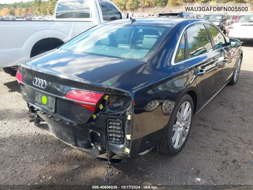 WAU3GAFD8FN005500 2015 Audi A8 L 3.0T