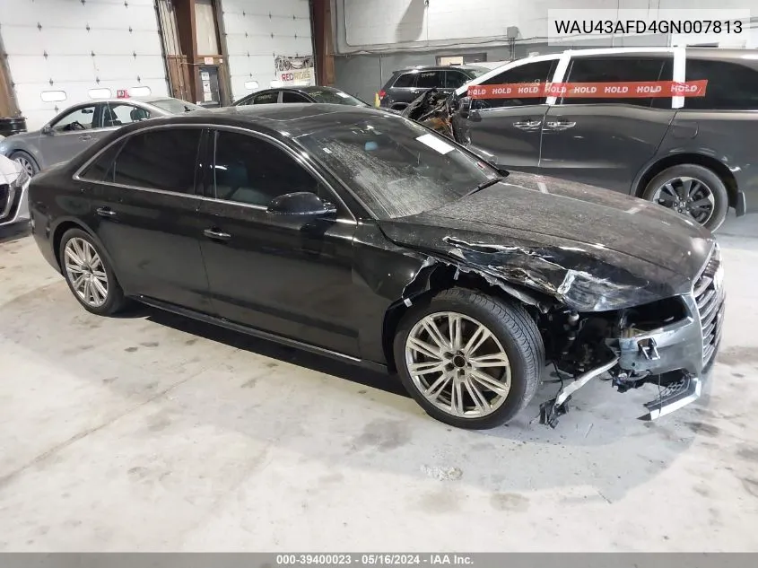 WAU43AFD4GN007813 2016 Audi A8 L 4.0T Sport