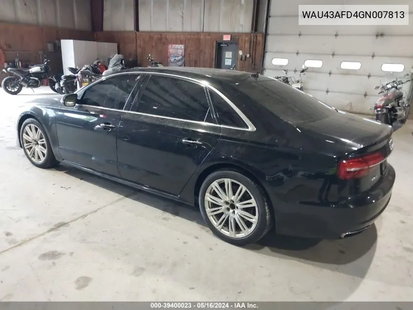 WAU43AFD4GN007813 2016 Audi A8 L 4.0T Sport