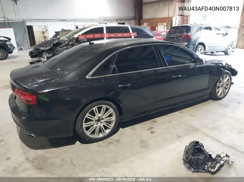 WAU43AFD4GN007813 2016 Audi A8 L 4.0T Sport