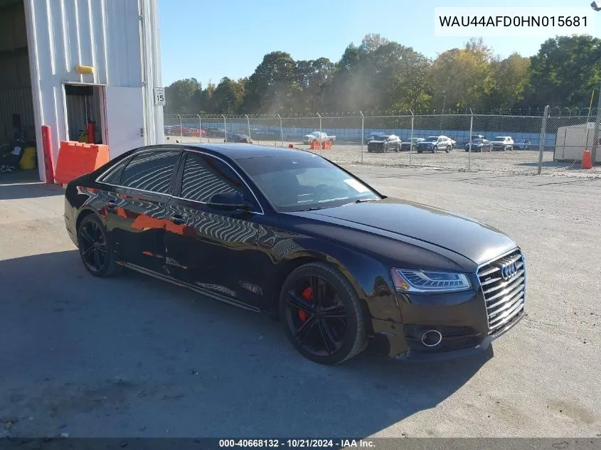 WAU44AFD0HN015681 2017 Audi A8 L 3.0T