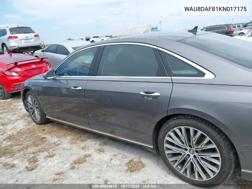 WAU8DAF81KN017175 2019 Audi A8 L 55