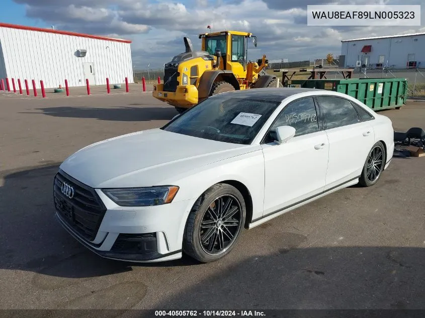 WAU8EAF89LN005323 2020 Audi A8 L 60 Tfsi Quattro Tiptronic