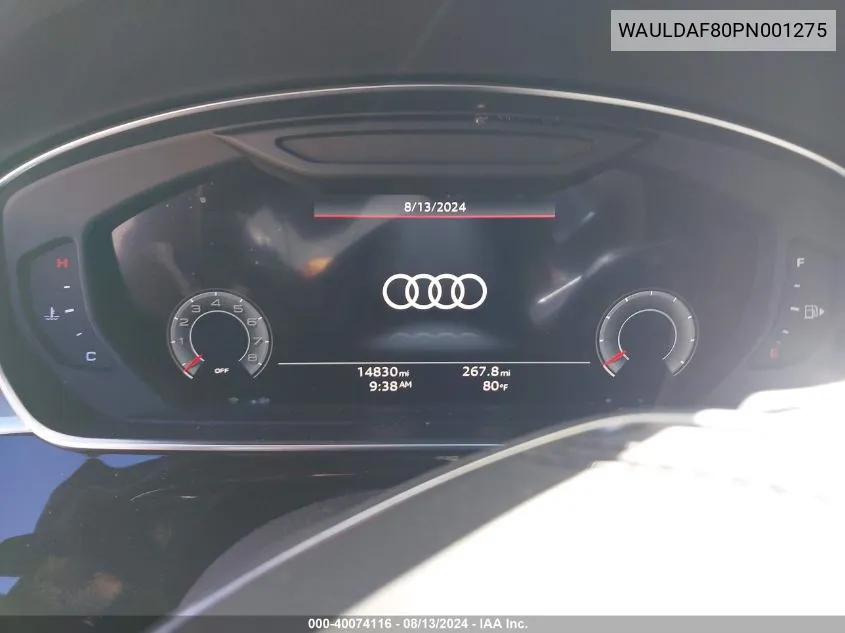 WAULDAF80PN001275 2023 Audi A8 L 55 Tfsi Quattro Tiptronic