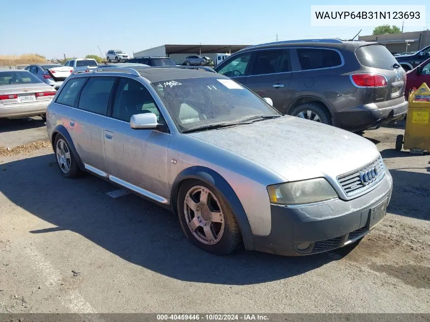 2001 Audi Allroad VIN: WAUYP64B31N123693 Lot: 40459446