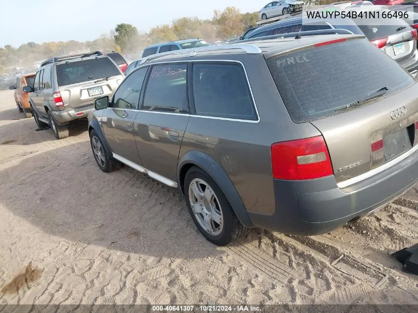 2001 Audi Allroad VIN: WAUYP54B41N166496 Lot: 40641307