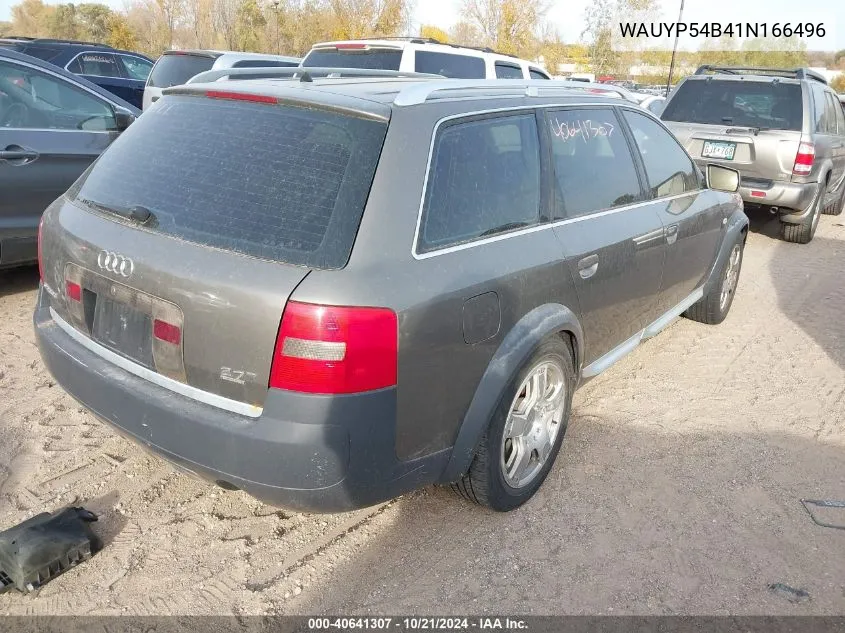 2001 Audi Allroad VIN: WAUYP54B41N166496 Lot: 40641307