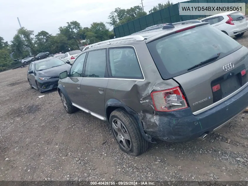 WA1YD54BX4N085061 2004 Audi Allroad 2.7T