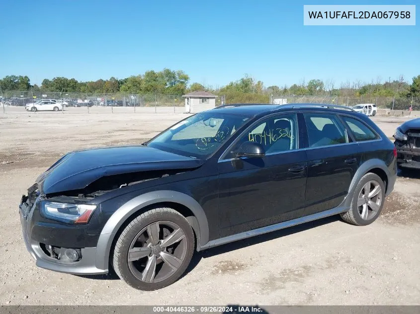 2013 Audi Allroad Premium Plus VIN: WA1UFAFL2DA067958 Lot: 40446326