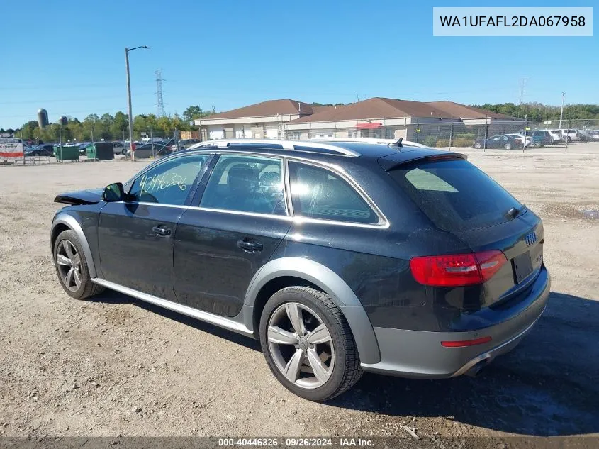 2013 Audi Allroad Premium Plus VIN: WA1UFAFL2DA067958 Lot: 40446326