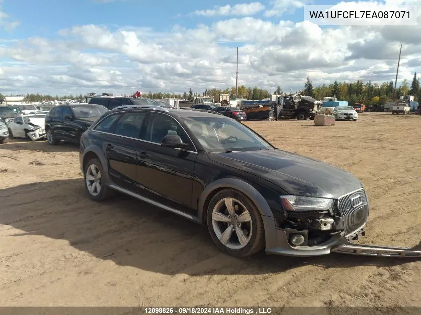 2014 Audi Allroad VIN: WA1UFCFL7EA087071 Lot: 12098826